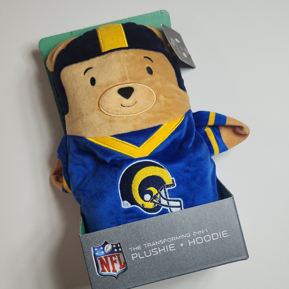 Cubcoat NFL Rams Kids Plushie & Hoodie - NWT